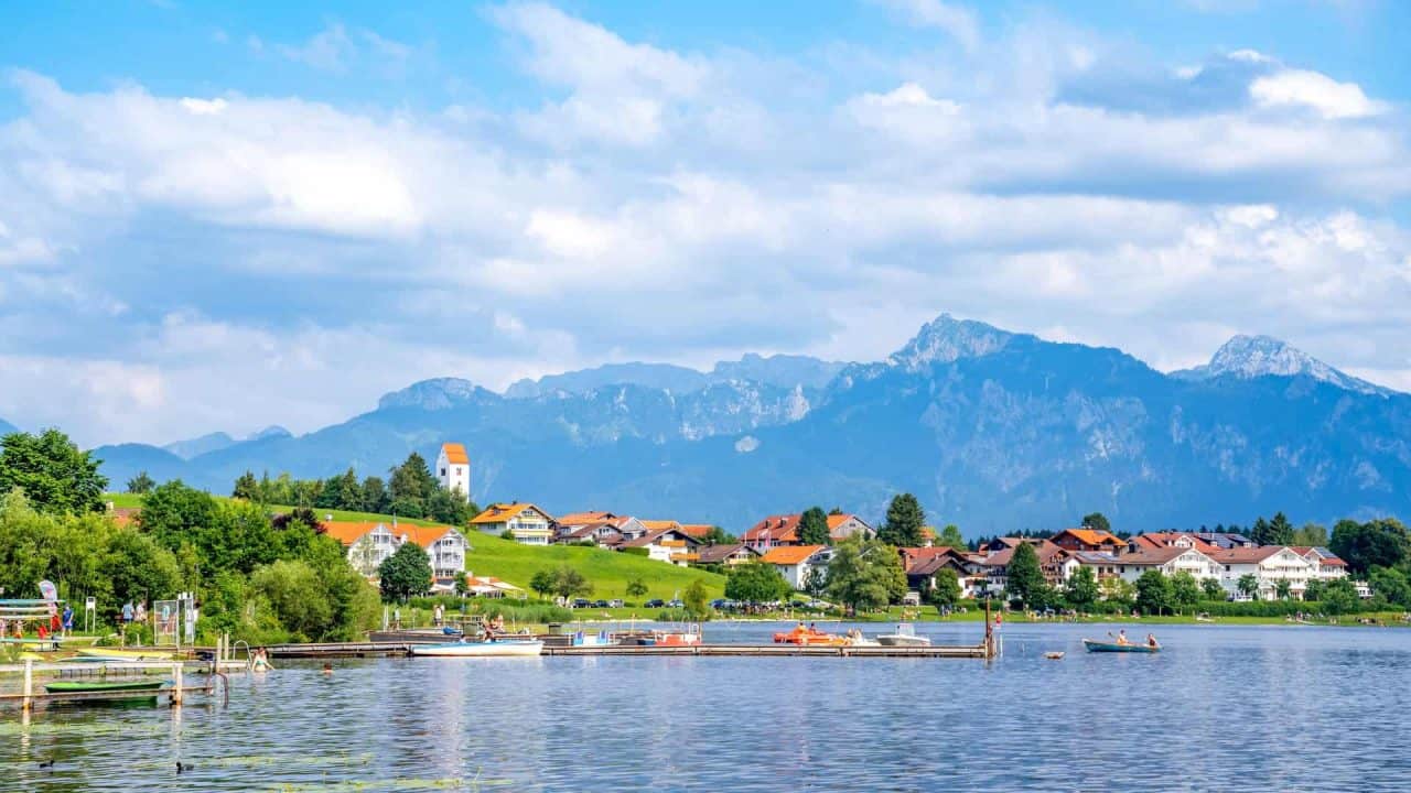 Zona SUP Hopfensee en Allgäu