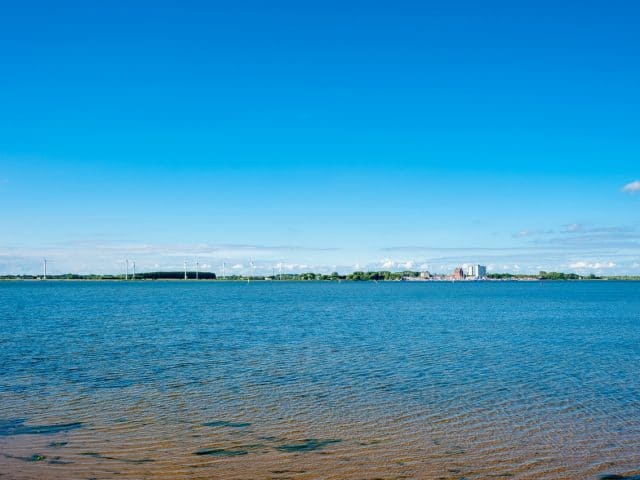 Bahía de surf Wulfener Hals en Fehrmarn